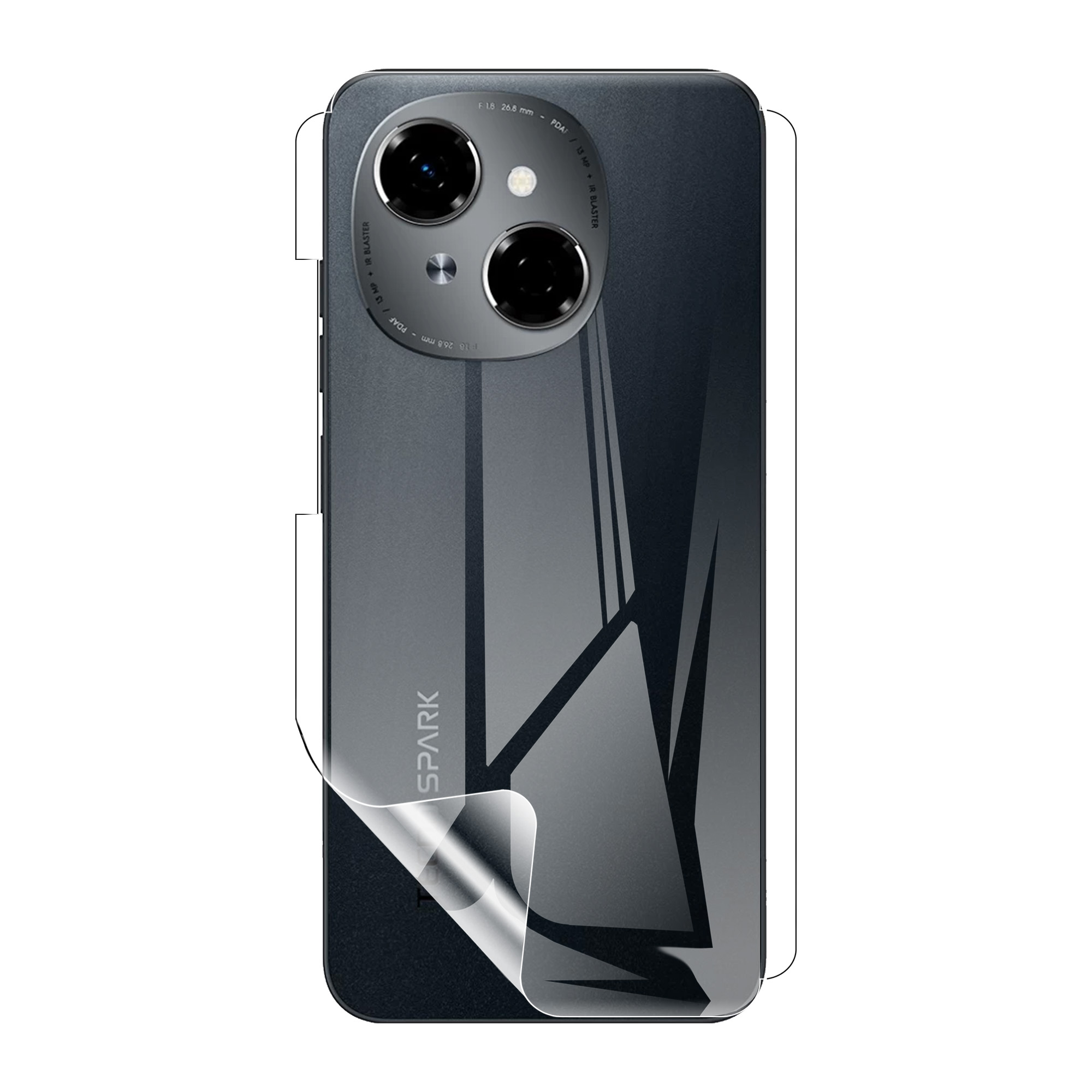 Tecno Spark Go 1 Back Clear Jelly Protector Soft Film Protection Hydrogel Film Back Protector For Spark Go 1. 