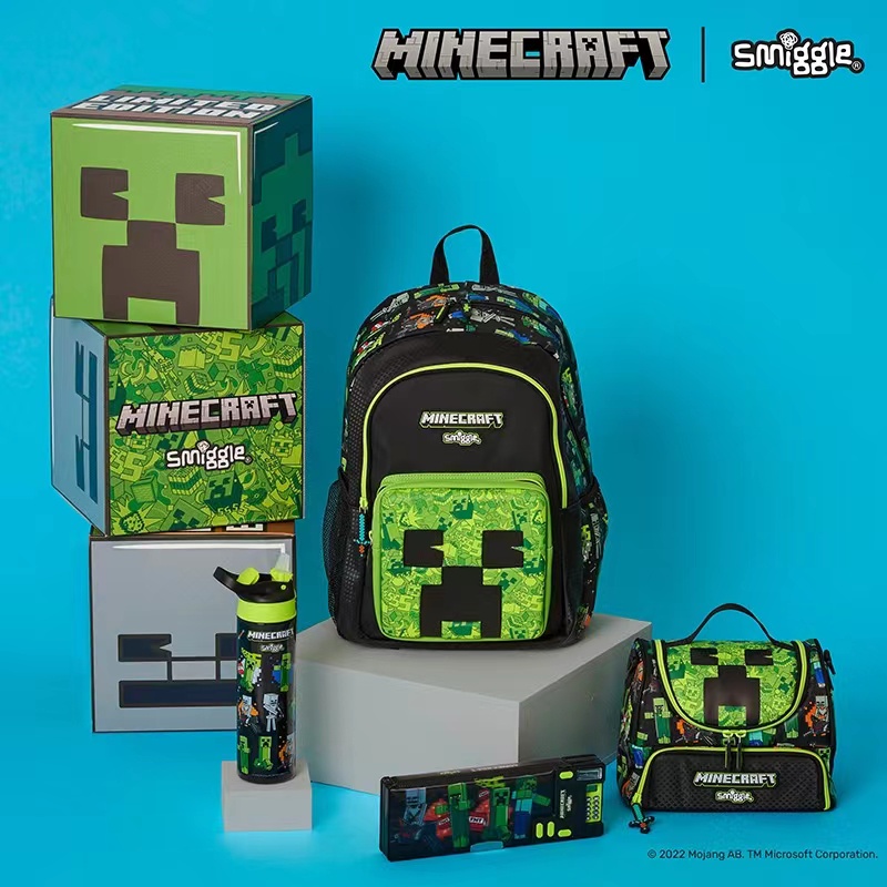 Ba Lô In Hình MINECRAFT Độc Đáo Dành Cho Bé Tiểu Học