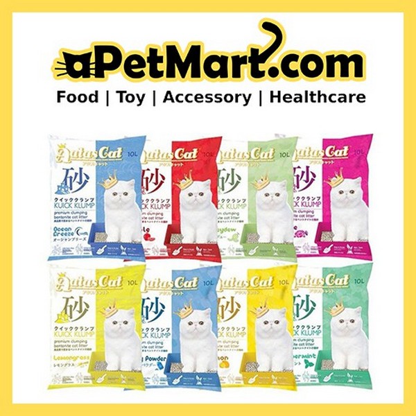 Aatas Cat Kuick Klump Bentonite Cat Litter 10L Lazada Singapore