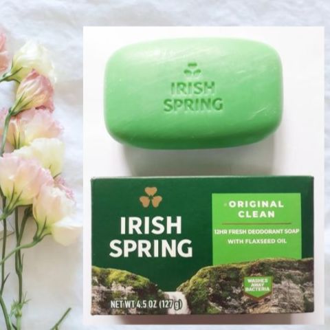 Xà phòng tắm kháng khuẩn dạng  cục Irish Spring 127g( Mẫu mới)