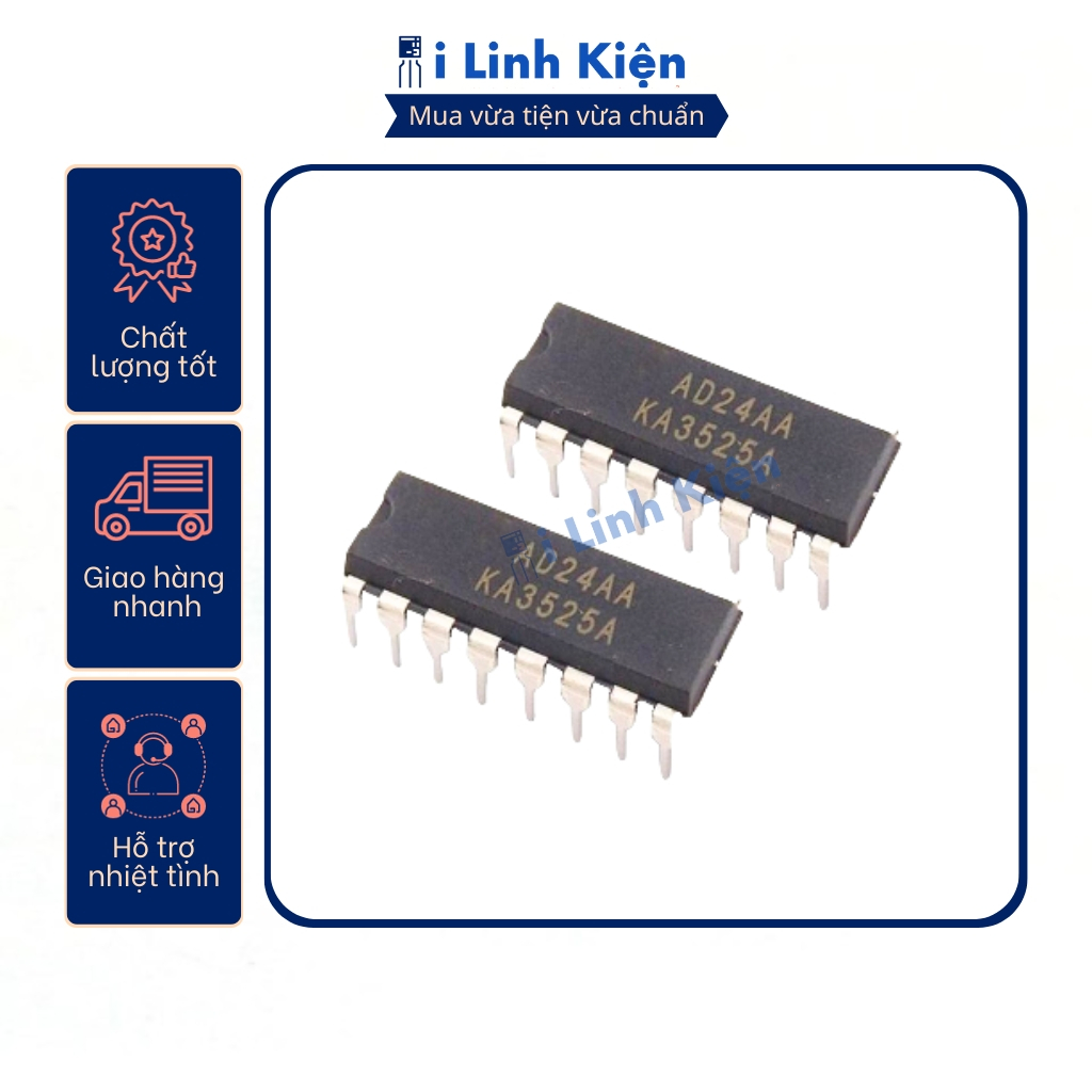 Ka3525 ic ka3525a chân cắm 16 chân dip-16 chất lượng.