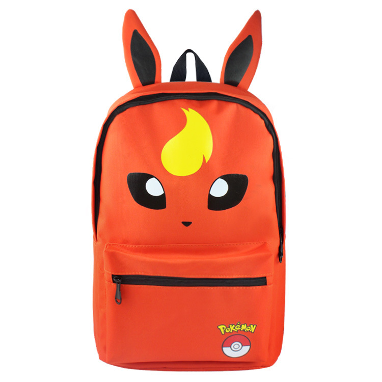 Pokemon Pikachu Haunter Eevee Bulbasaur Canvas Backpack Students