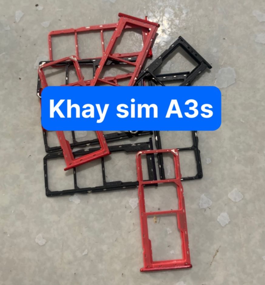 khay sim Realme C1 / oppo A3s 16G (lỗ chọc sim dưới)