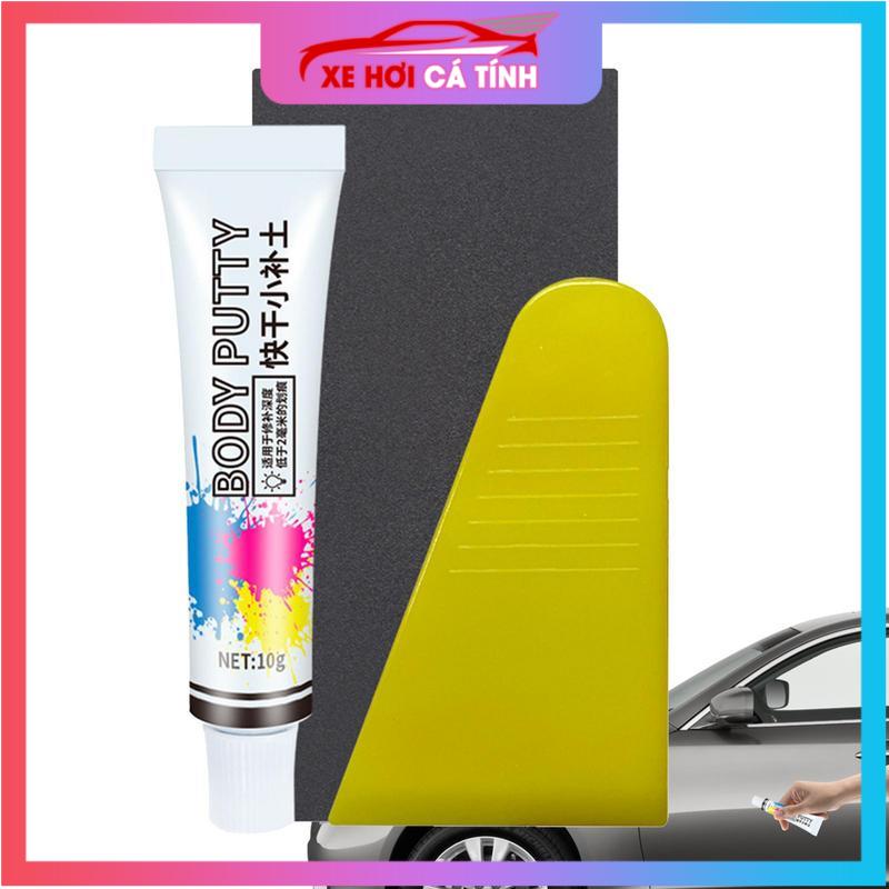 Kem xóa vết xước xe ô tô - xoá vết xước ô tô , xe máy haoshun h1366 100 gr - phủ bóng xe, chống nước - công nghệ đức