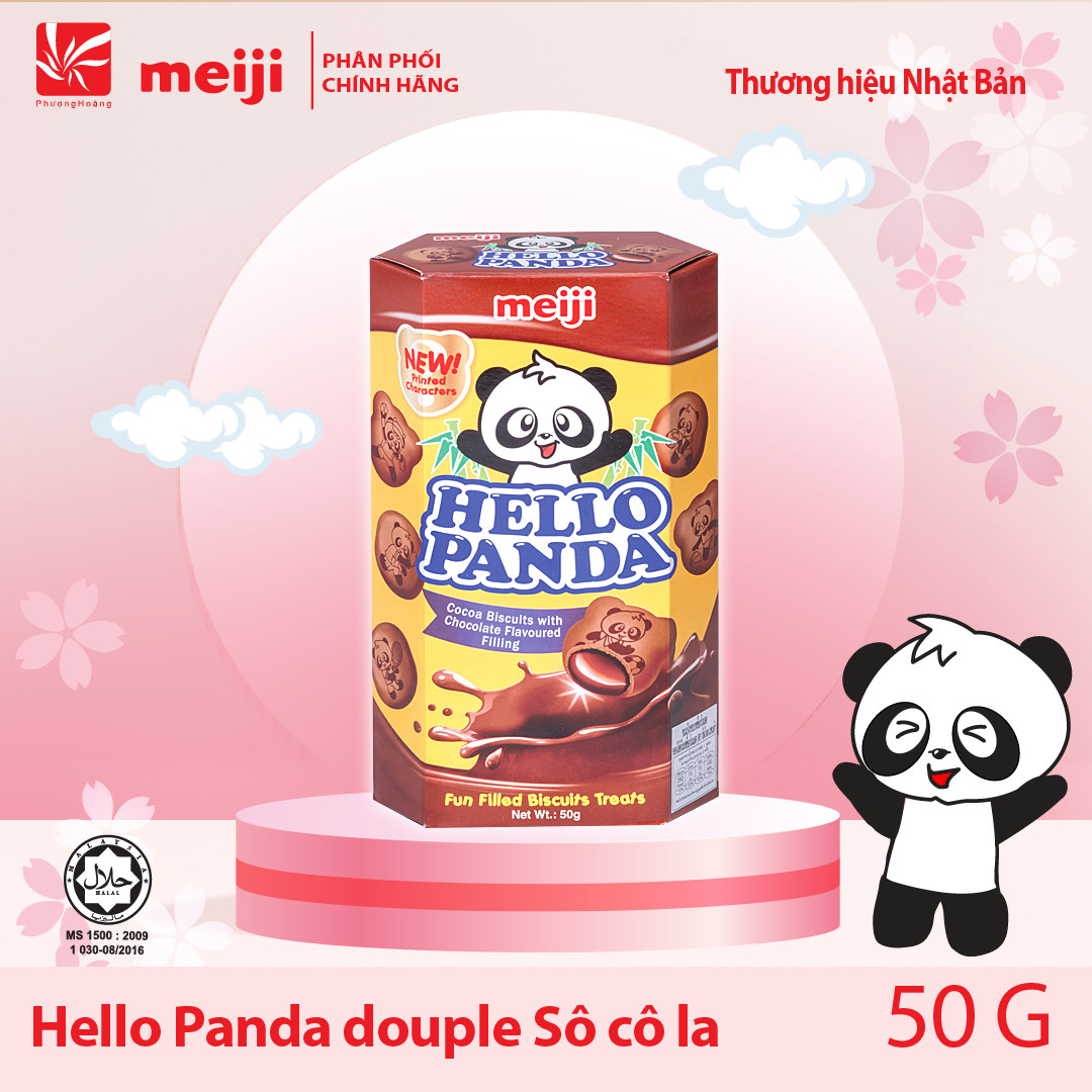 [ BÁNH GẤU MEIJI ] Hello Panda 40g 6 vị