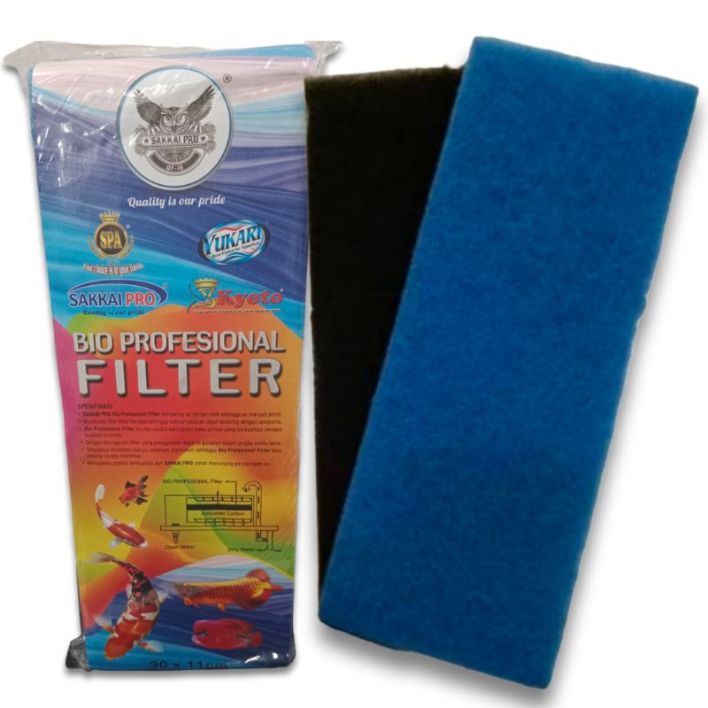 Media Filter Kapas SAKKAI PRO GREEN WOOL 2lapis
