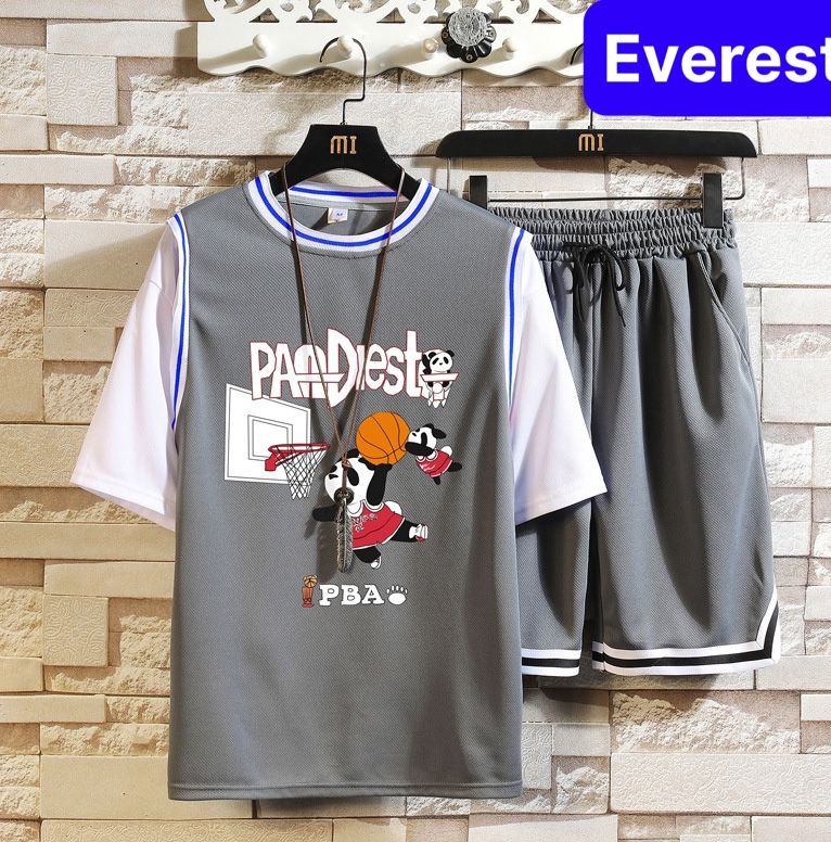 Đồ bộ thể thao gấu trúc bóng rổ new , set đồ bộ thể thao, đồ bộ tập gym. chơi bóng rổ mang ở nhà và đi chơi , đồ bộ nam phong cách sang chảnh - everest fashion