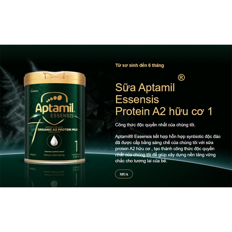 Sữa Aptamil Essensis 900g