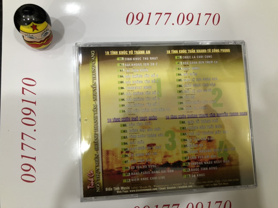 Combo 4CD Vũ Thành An - Tuấn Khanh - Từ Công Phụng