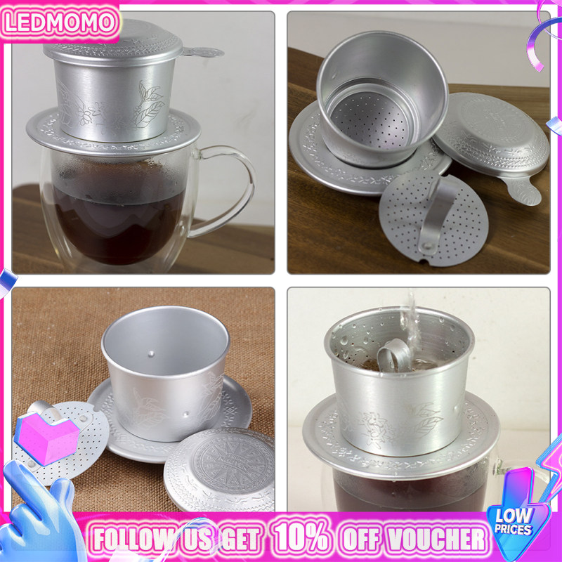 LEDMOMO Coffee Pot Machine Travel Pour over Dripper Lover Gift Set Portable Filter Maker