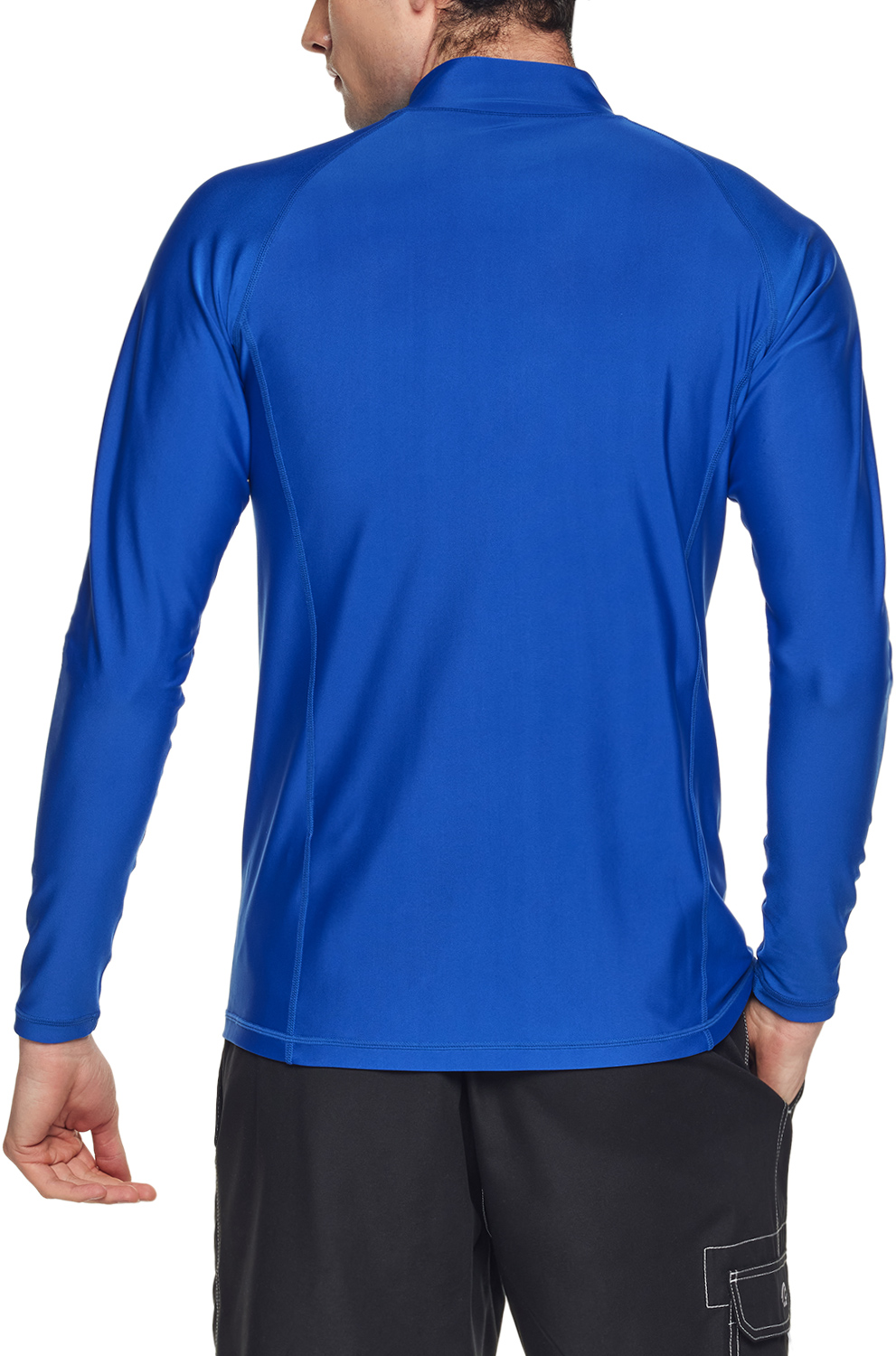 [TSLA] เสื้อแขนยาวผู้ชาย มีซิป Rash Guard UPF50+ UV / Sun Protection ...