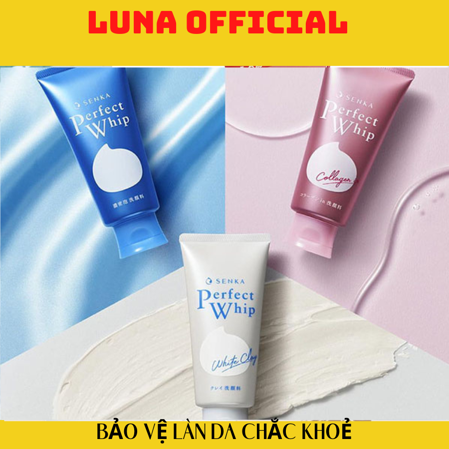 Sữa Rửa Mặt Senka Perfect Whip 120g - Nhật Bản
