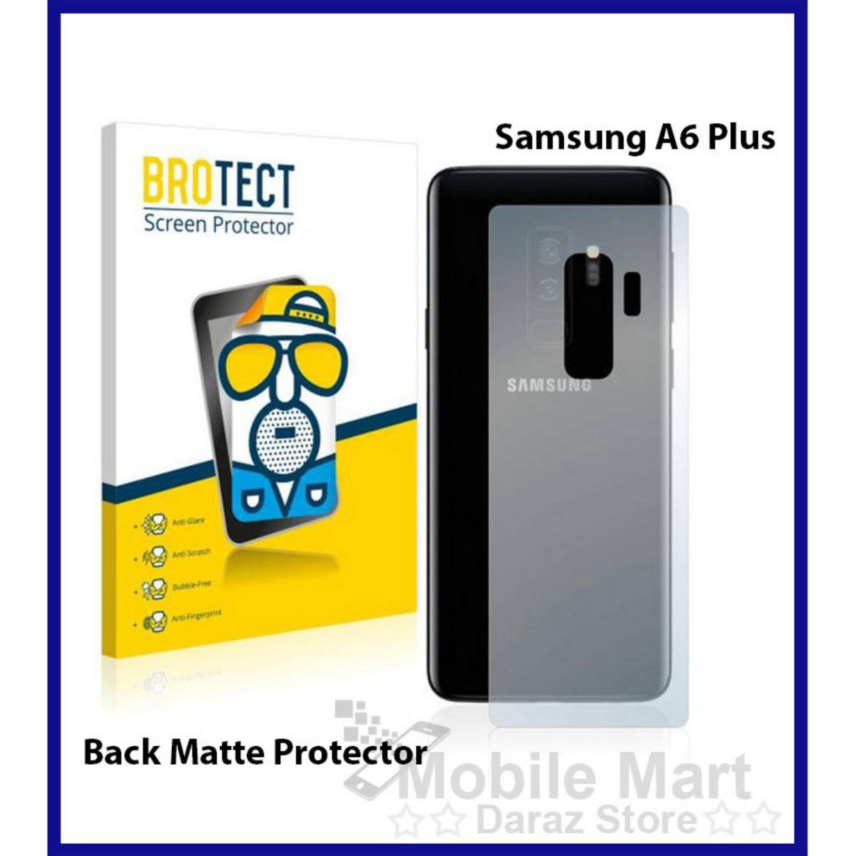 Samsung Galaxy A6 Plus Back Matte Protector Soft Skin Sheet Soft Film Protection For Samsung Galaxy A6 Plus