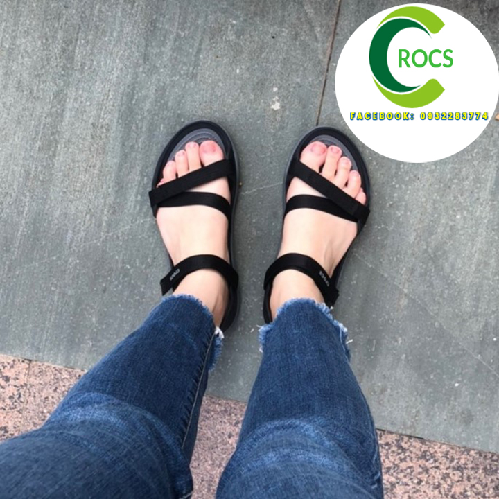 GIÀY SANDAL CHỐNG HÔI CHÂN -CROCS- WEBBING NỮ