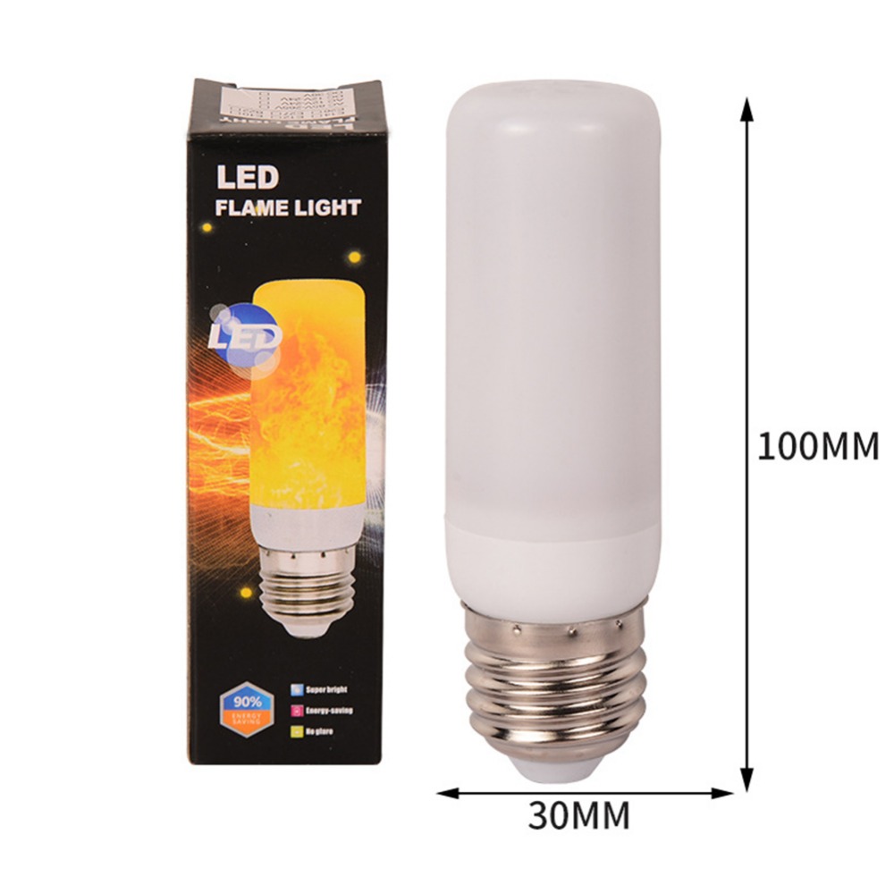 PRETEND Tiệc tùng Năng động 4 chế độ Bóng đèn Hiệu ứng lửa Bóng đèn LED lửa Lửa cháy