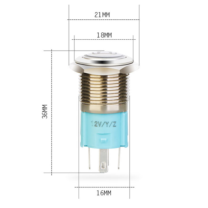 [HCM]Công Tắc Led ON OFF Kèm Giắc [ 1 chiếc logo Yama.ha ]