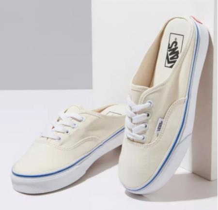 Vans Canvas Authentic Mule Unisex Sneakers (Unisex US Size) Blue VN0A54F72BK1