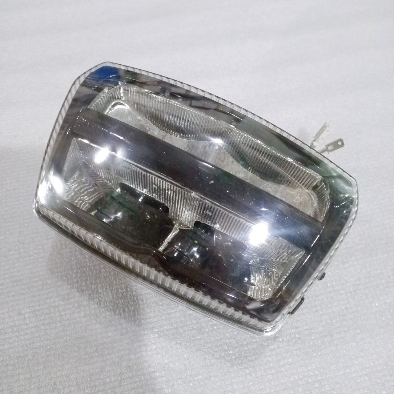 Cụm pha đèn 2 tầng màu đen dành cho xe dream ii siêu chất - lzd-a8597