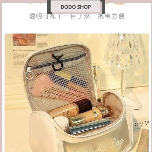 Túi đựng mĩ phẩm cá nhân chống nước chất liệu da PU mini