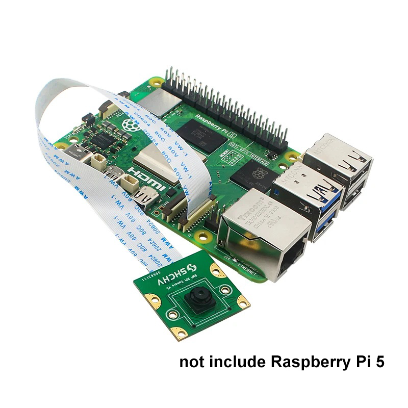 【Customizable】 8MP Camera Module for Raspberry Pi 5 IMX219 Sensor Webcam 77 / 130 / 200 Degree FOV Video Camera MIPI CSI Interface. 