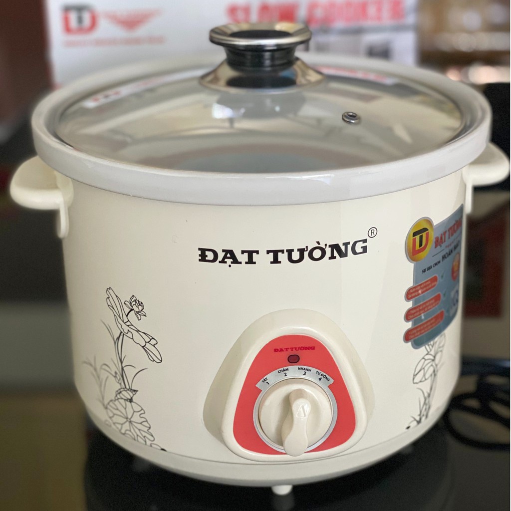 Nồi kho cá hầm cháo chậm đa năng Đạt Tường 1.5L - 2.5L