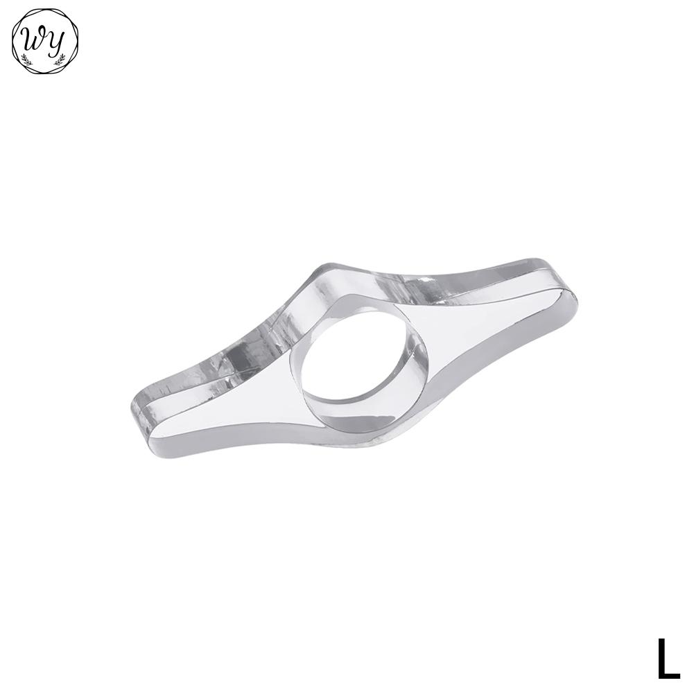 WY Acrylic Book Thumb Support Finger Book Page Holder Convenient Transparent Bookmark School Office Supplies