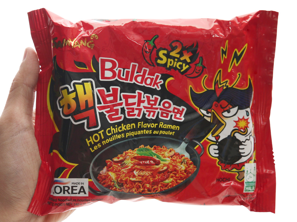 Mì Khô Gà Cực Cay Samyang Gói 140g