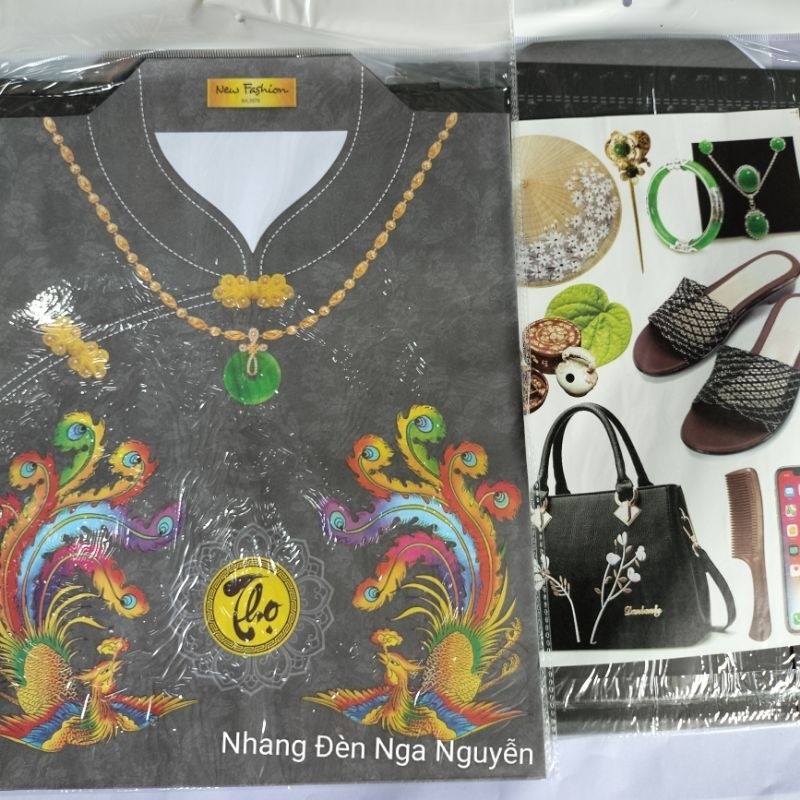 (Combo 3 bộ)Hàng mã bộ quần áo gấm/Bộ áo dài,áo sẩm bà kèm phụ kiện