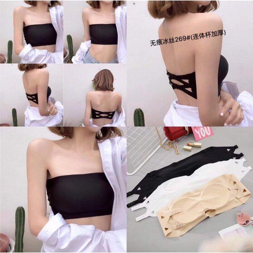 Set 2 Áo Bra Đúc Không Dây Nâng Đỡ Hiệu Quả (Giao Hàng Theo Màu Ngẫu Nhiên)