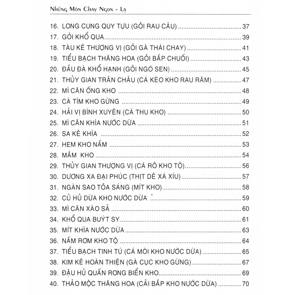 Những Món Chay Ngon - Lạ