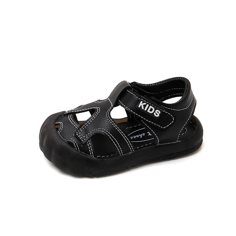 Annn Store Giày trẻ em rỗng siêu mềm Giày đi biển chống trượt cho em bé Giày đi bộ chống đá cho trẻ sơ sinh và trẻ tập đi Xăng đan da trẻ em