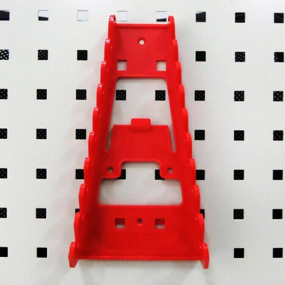 ■ Wall Mounted Tool Organizer Wrench Spanner Sorter Holder Tray Rack Storage Organizer Socket Tool Plastic Storage Tools Household
