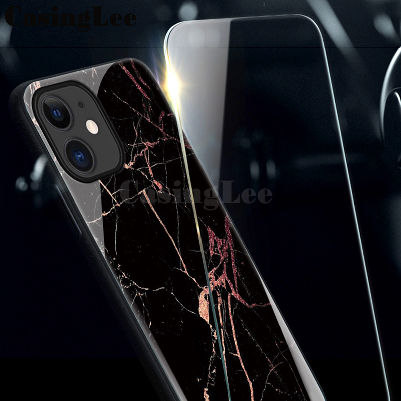 For Xiaomi Poco X6 NEO case Fashion Marble Tempered Glass Protector Soft Frame Silicon For Xiaomi Poco X6 NEO Back Cover Phone Cases. 