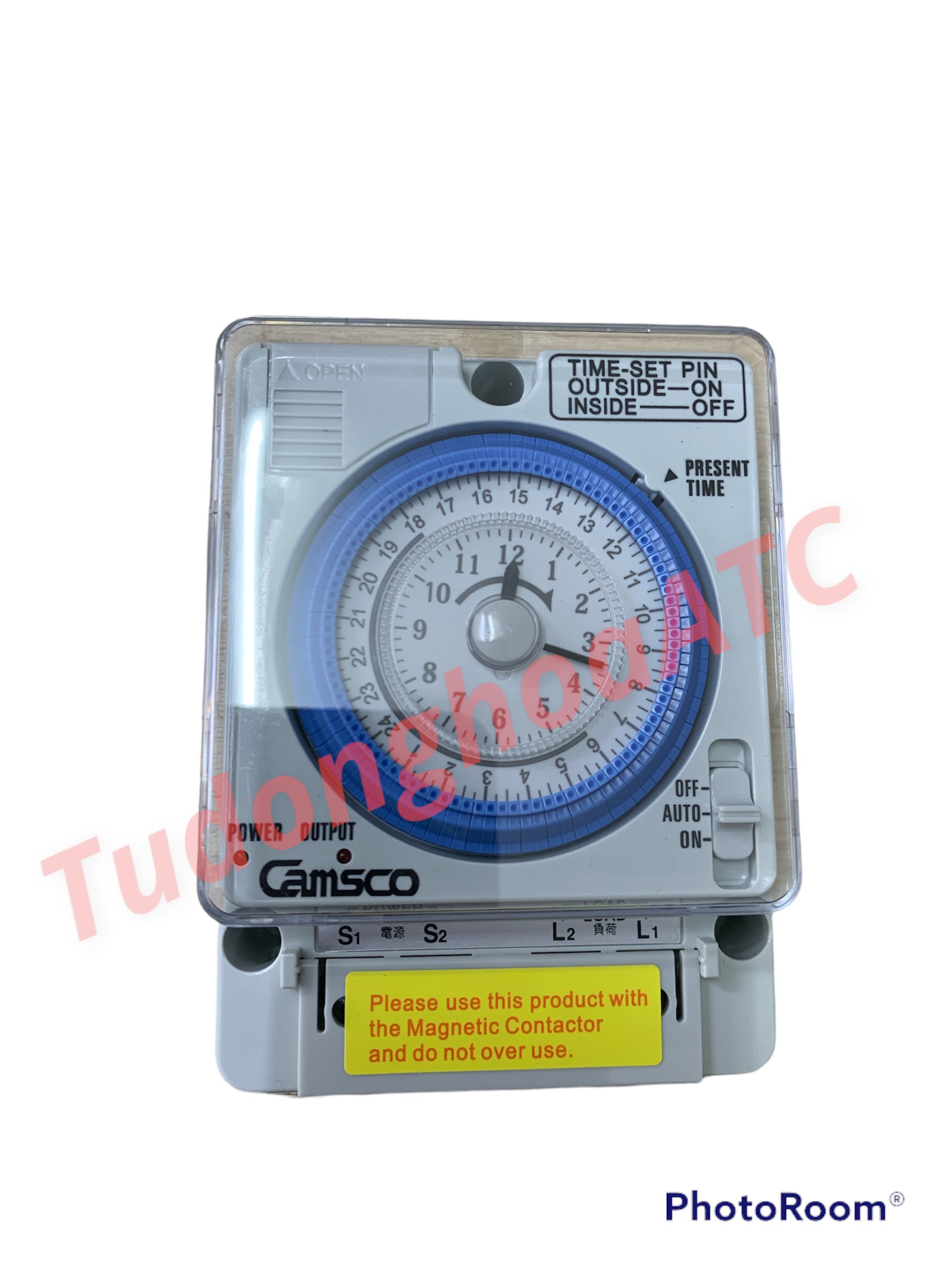 (KHÁC) Timer Hẹn Giờ Cơ 24h CAMSCO TB35-N