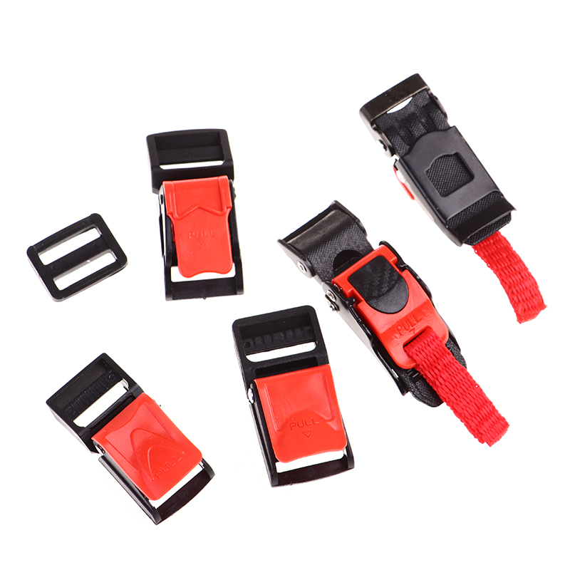 Motorcycle ATV Bike Helmet Clip Chin Strap Adjustable Bicycle Release Buckles JINBING. 