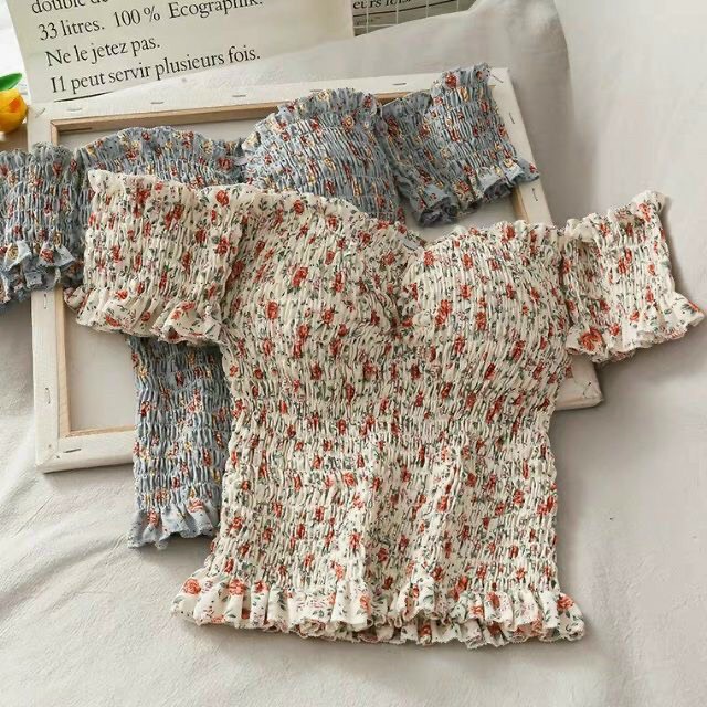 Áo trễ vai hoa nhí siêu xinh siêu hot