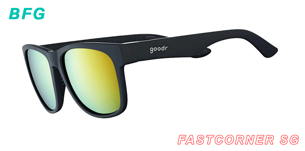 Goodr BFG BAMF G (Wider Fit for Larger Heads) - Beelzebub's Bourbon Burpees  - Polarized Sunglasses Lifestyle Sports Running Shades For Men and Women
