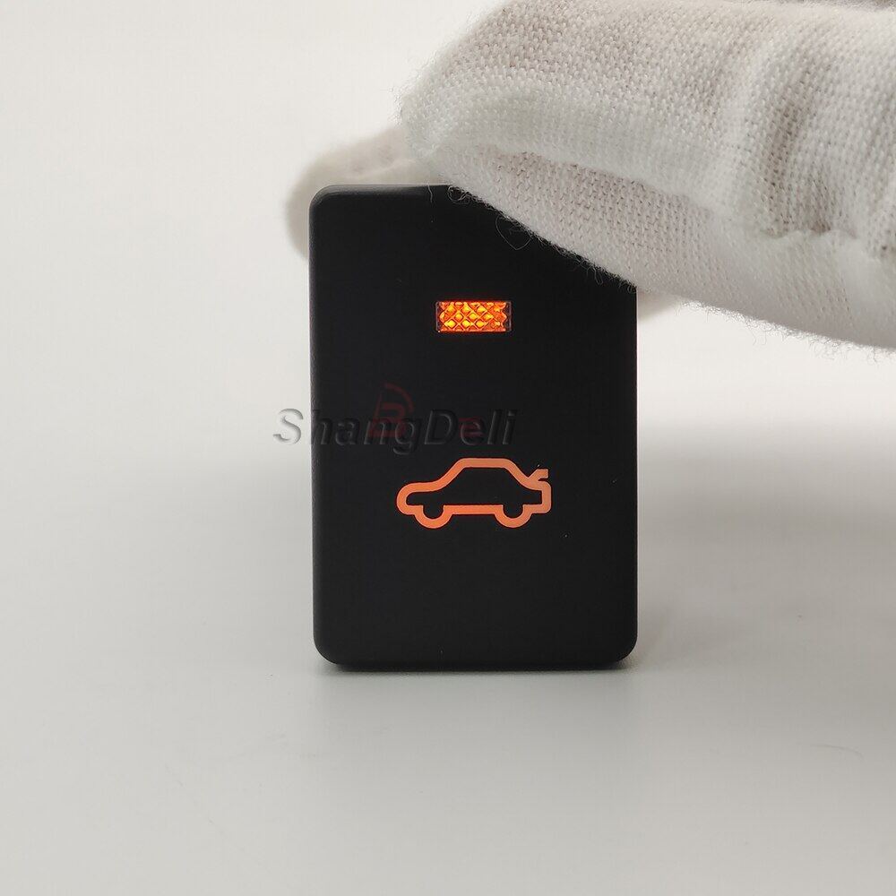 1pc Car LED Light Control Rear Tailgate Boot Release Trunk Switch Push Button for Toyota Camry 50 Prius Corolla PRADO RAV4