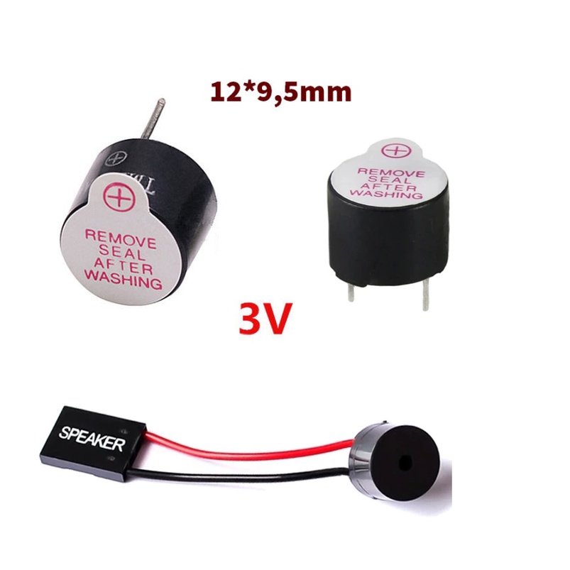 Buzzer còi chíp 9.5x12mm 3v