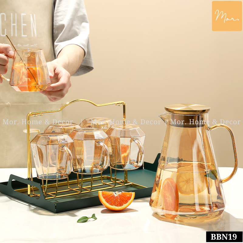 Bộ bình nước thủy tinh chịu nhiệt - BBN19.1