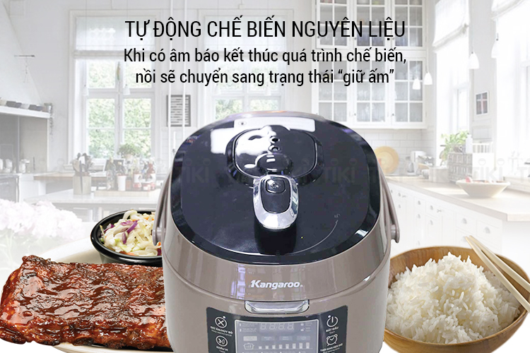 Nồi áp suất điện tử 5L Kangaroo KG5P5
