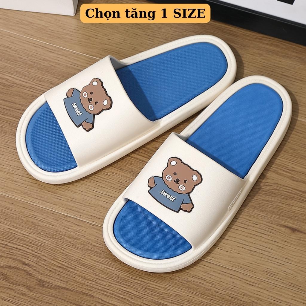 Dép quai ngang Ulzzang Gấu PoPuLar
