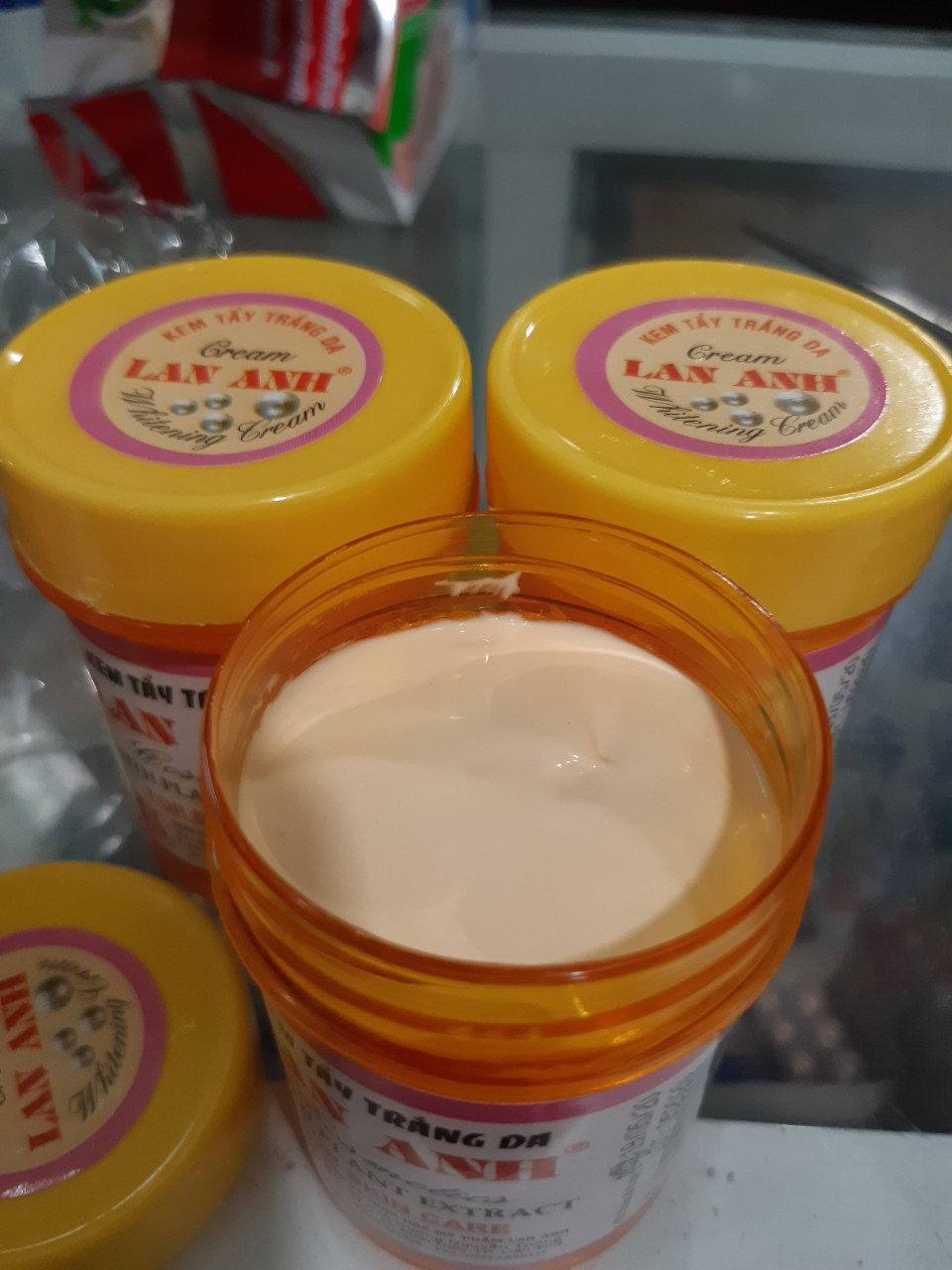 kem tẩy trắng da lan anh hũ 80g