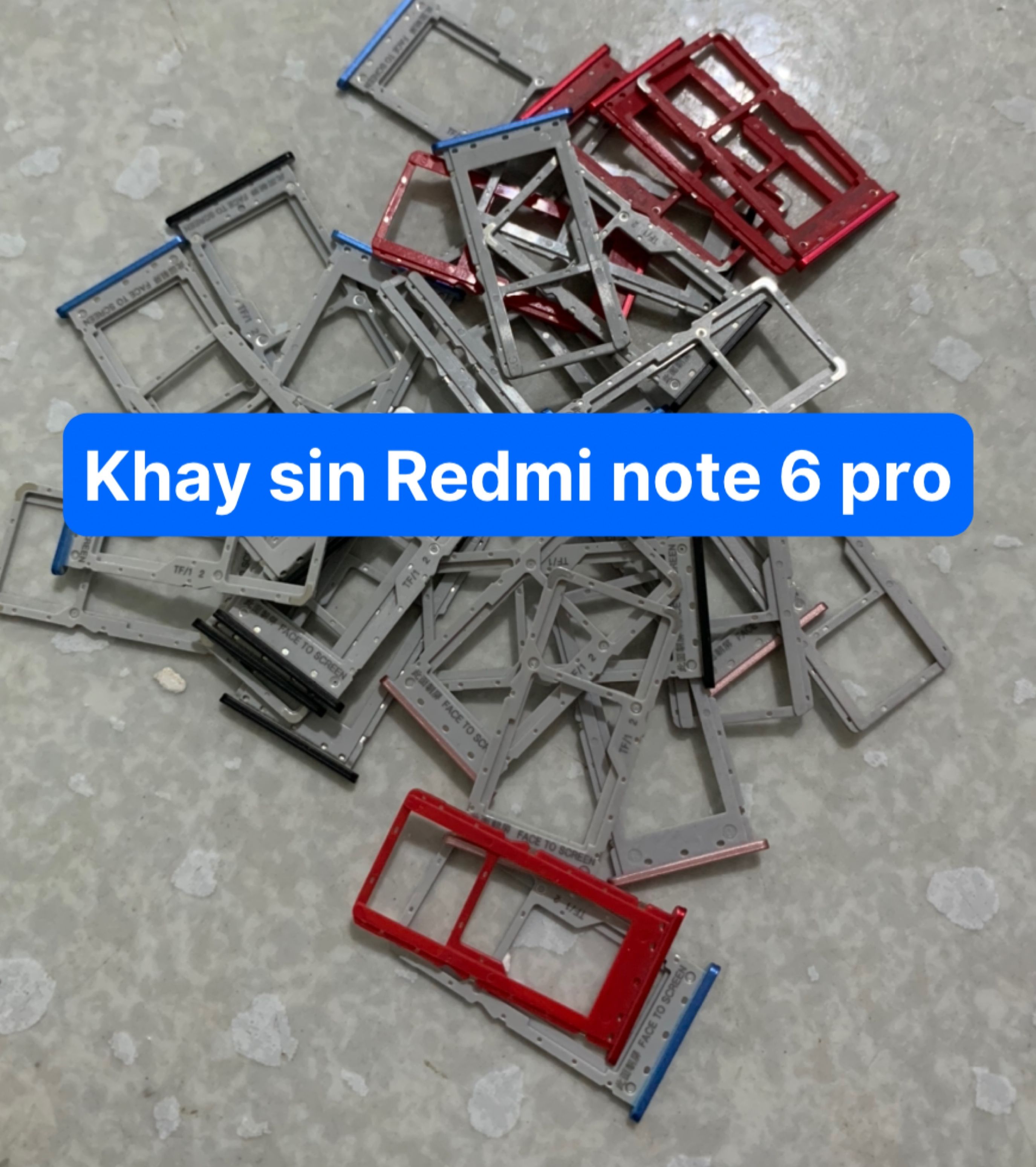 khay sim Redmi note 6 pro
