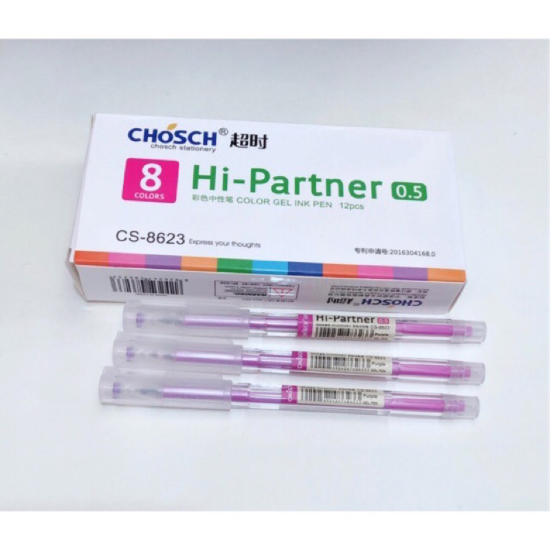 Hộp 12 cây bút nước chosch 8623( hi partner)