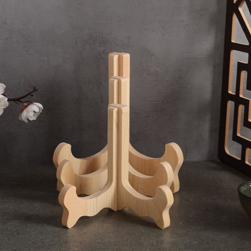 Ornate Display Rack Durable Wooden Decorative Storage Rack Sturdy Home Decor Display Rack ...