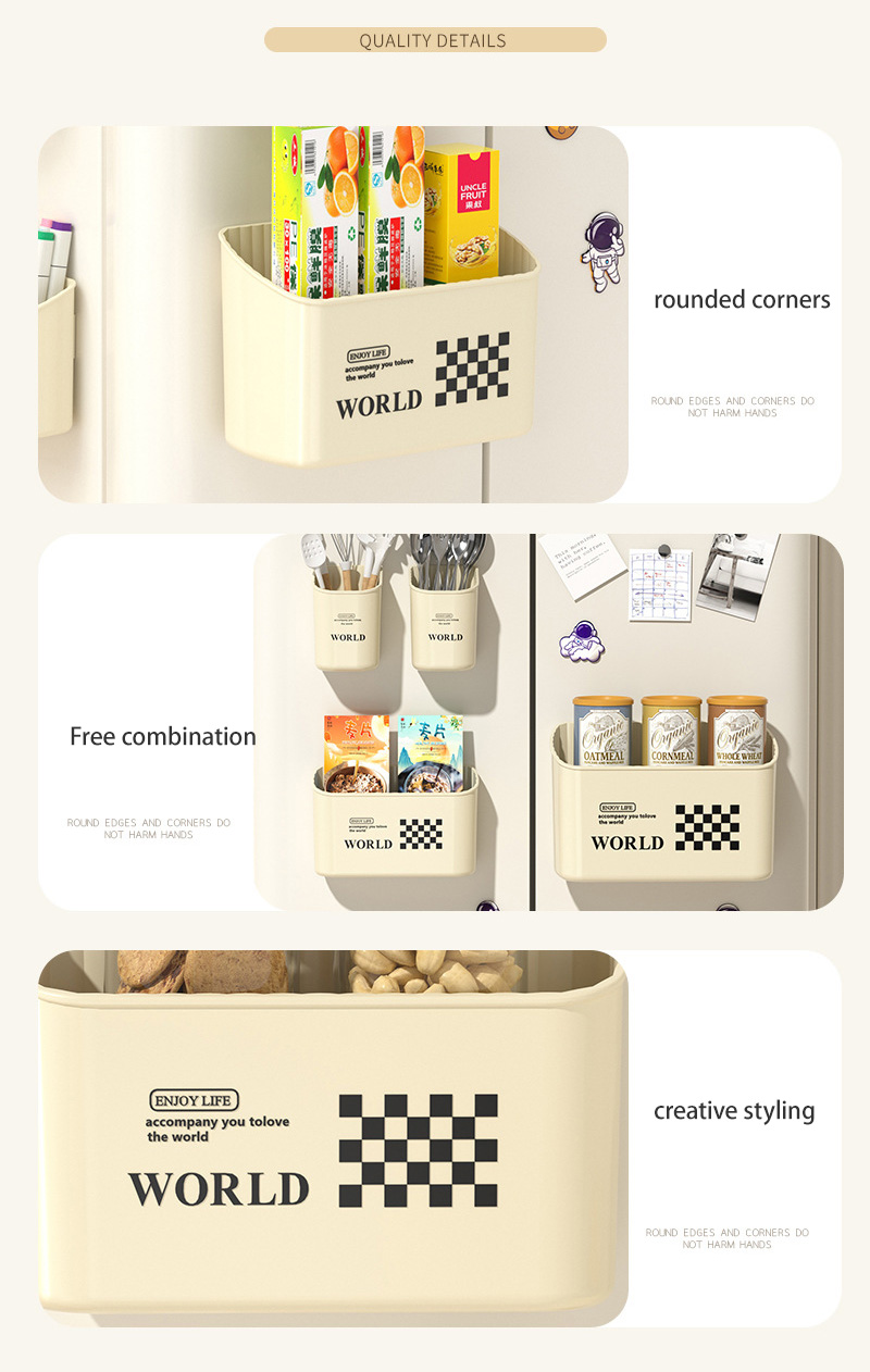 kitchen organized storage rack, storage basket, non perforated storage box
