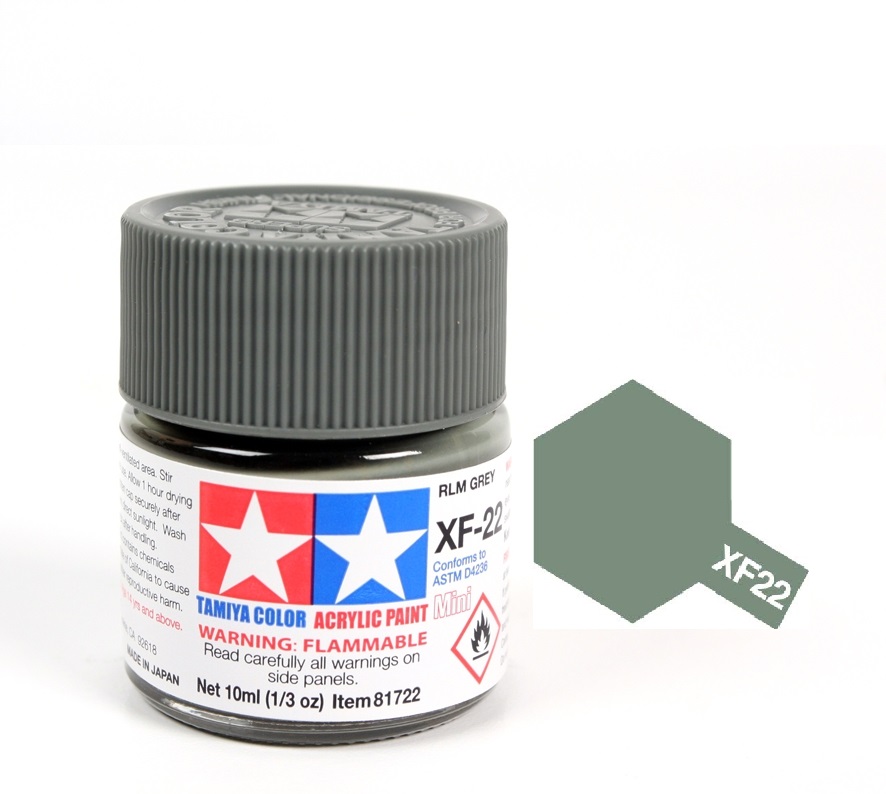 Acrylic ( XF21 ~ XF27  ) sơn mô hình gốc nước 10ML Tamiya