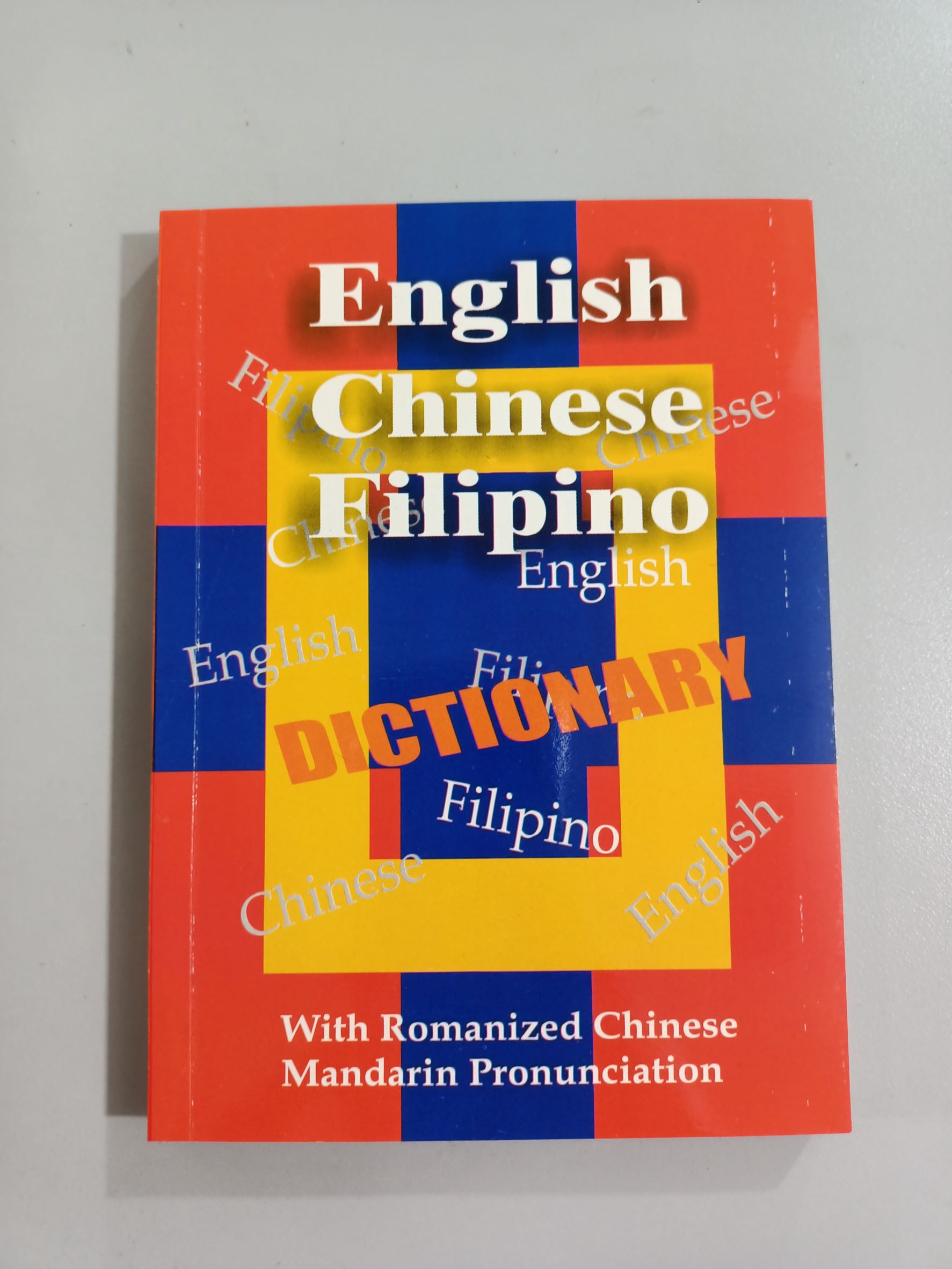 English Chinese Filipino Dictionary with Romanized Chinese Mandarin