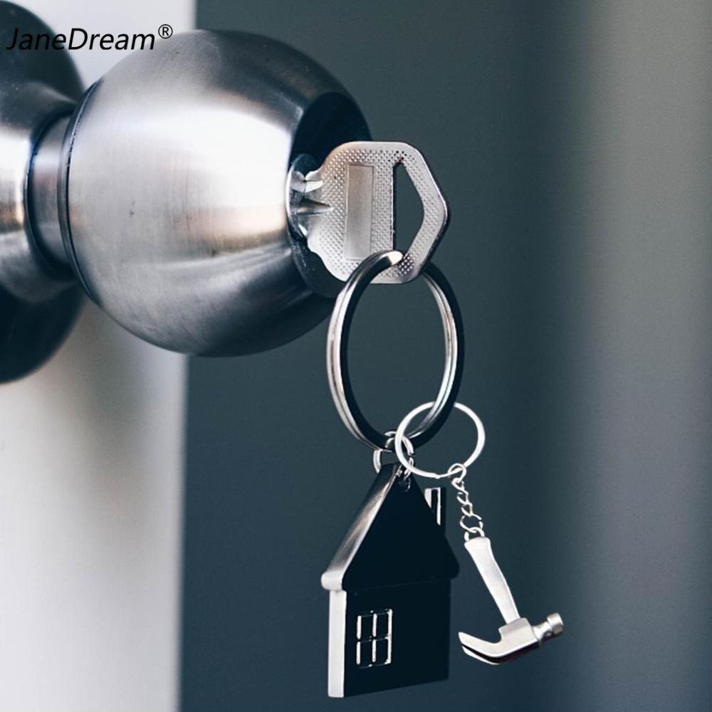JaneDream Dụng Cụ Sáng Tạo Móc Khóa Móc Khóa Túi Xe Hơi Cho Nam Thước Kẹp Bỏ Túi Tiện Ích Mini Cầm Tay Kìm Cờ Lê Móc Chìa Khóa Xẻng Dụng Cụ Kết Hợp Quà Tặng